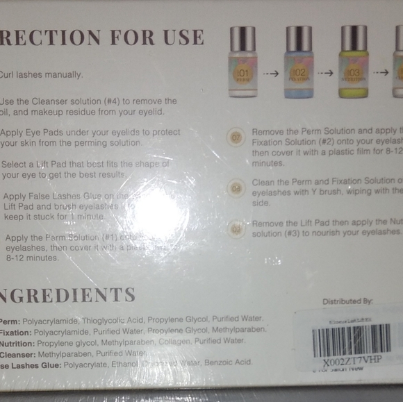 NEW  Silksence Lash Lift  Eyelash Perming Kit NIP - Picture 2 of 3